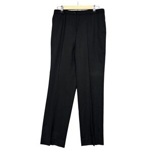 Pendleton Womens Size 10 Straight Leg High Waisted Dress Pants Black 100% Wool